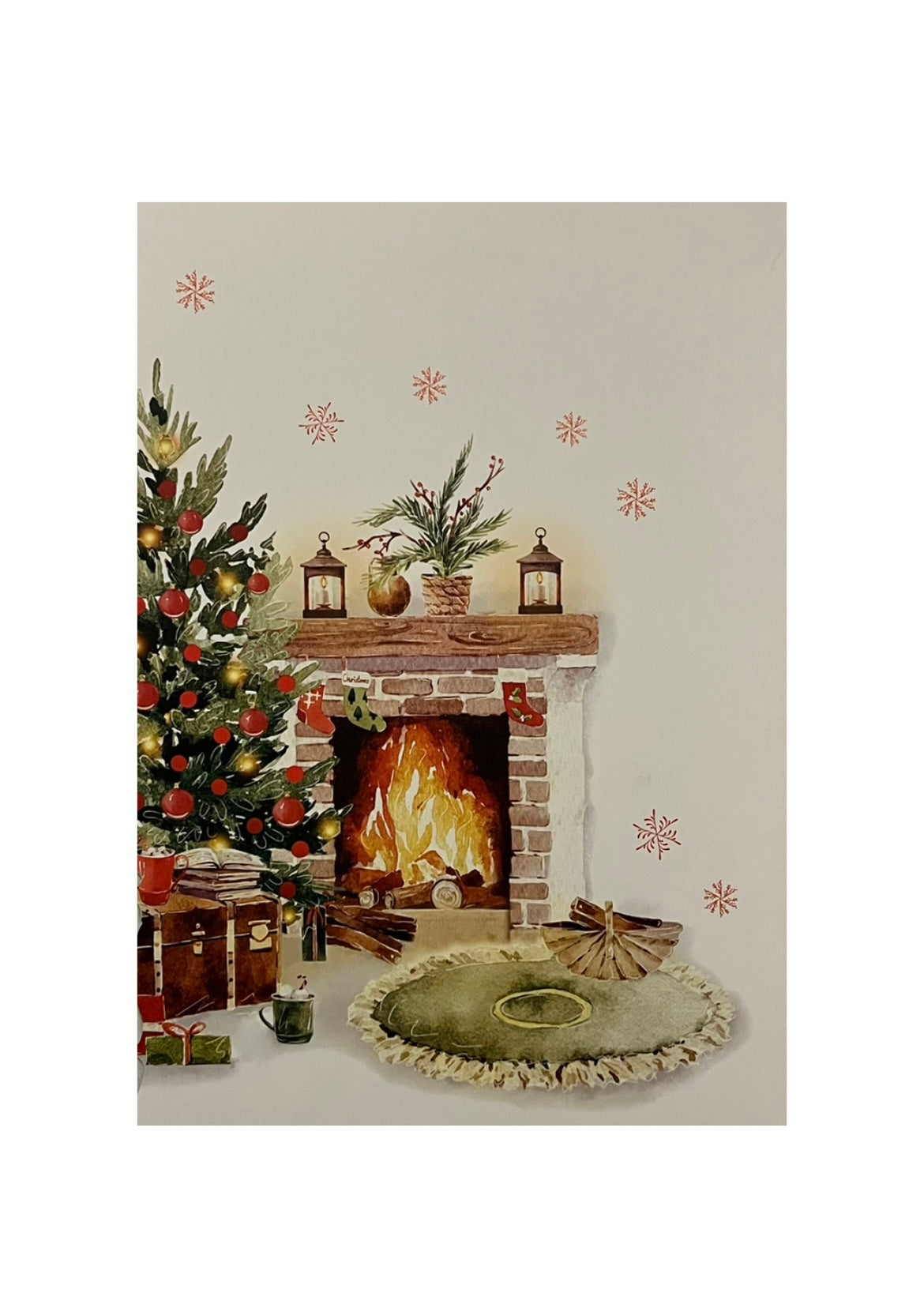 ‘Festivities Around The Fireplace’