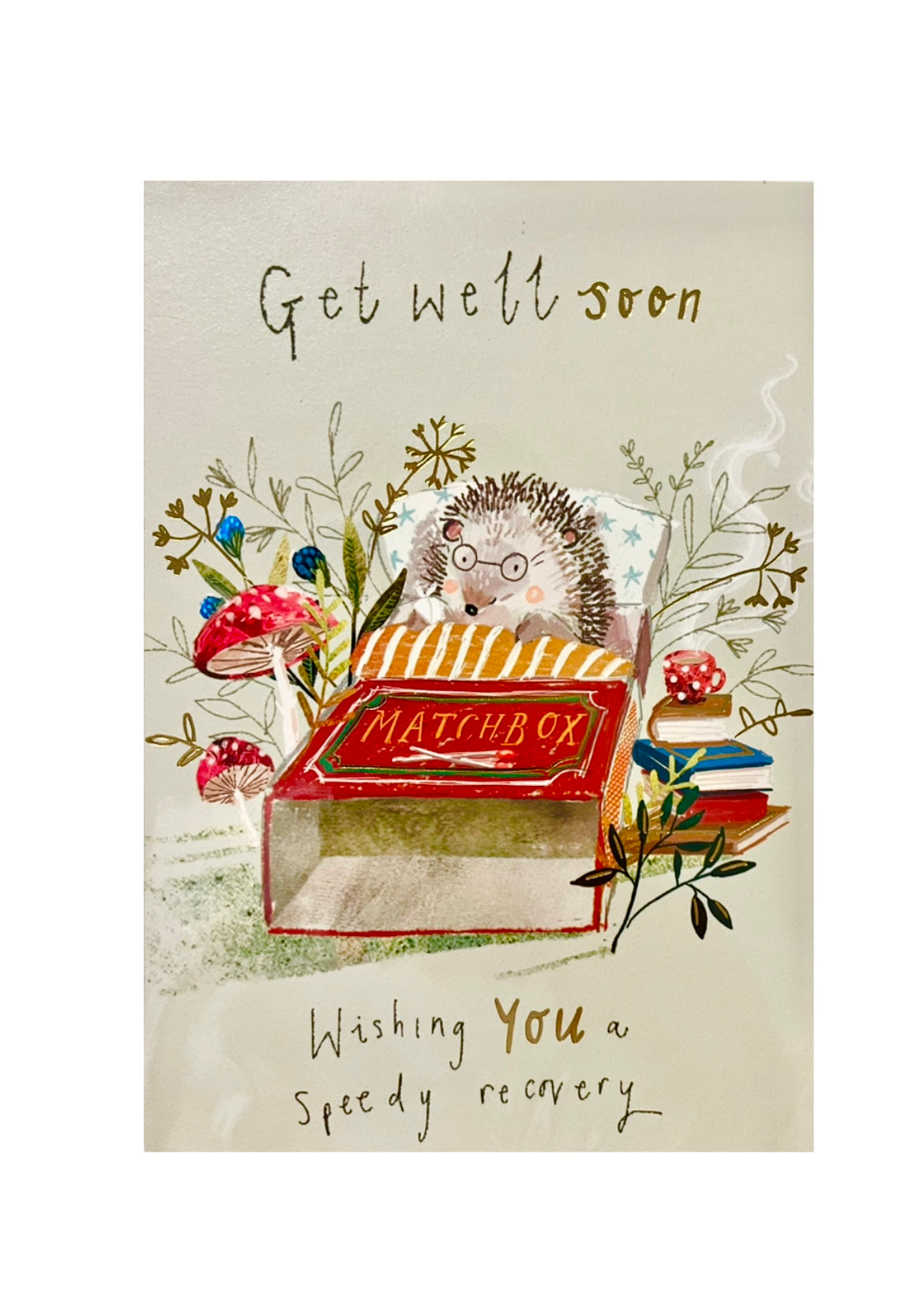 ‘One Hedgehog Down’ Greeting Card