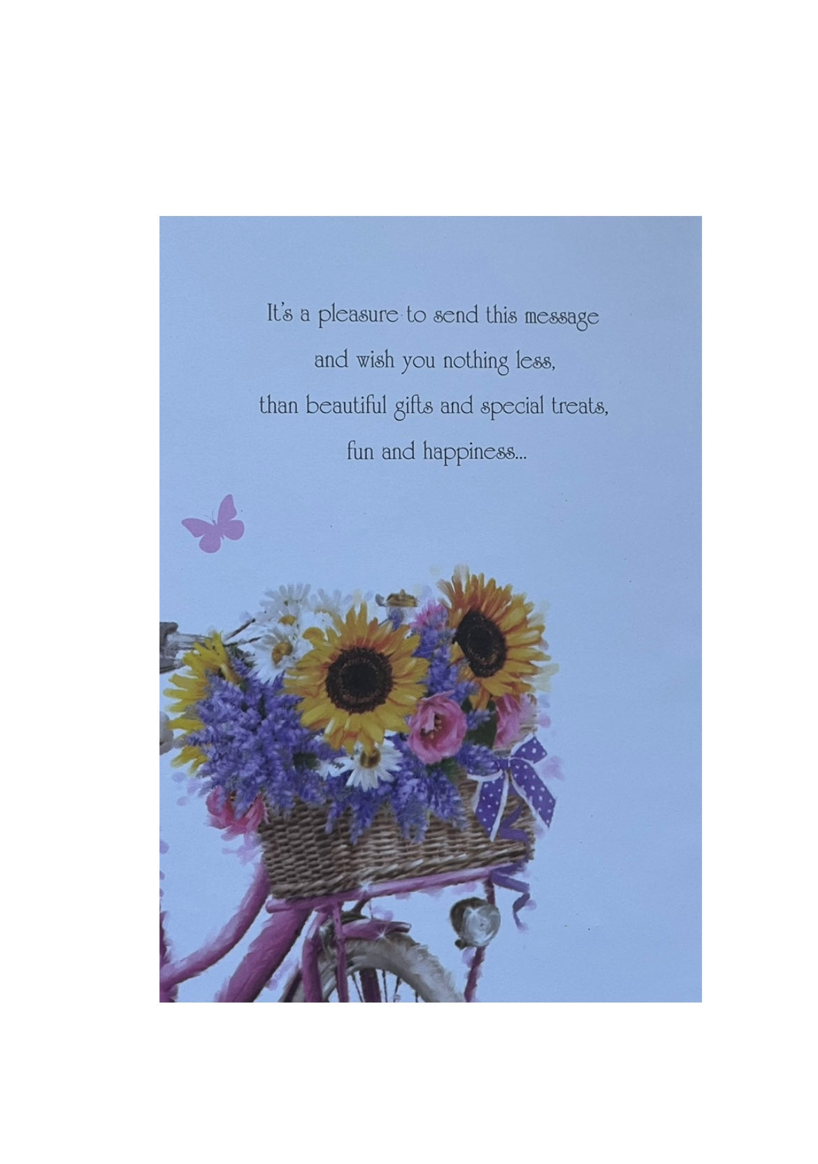 ‘A Flowery Birthday’ Greeting Card